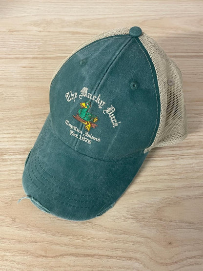 vintage 00s mighty duck rustic hat - good market thrift store