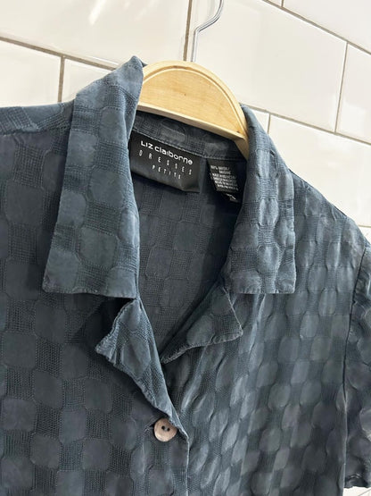 vintage 90s liz claiborne rayon blouse - good market thrift store