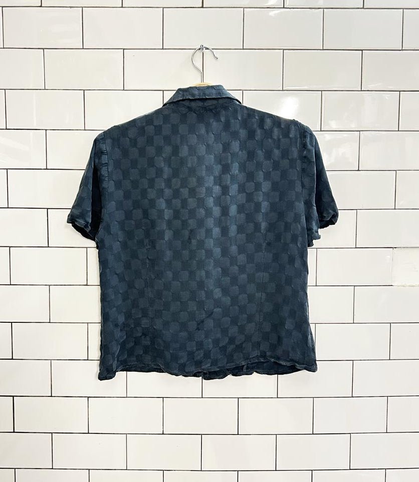 vintage 90s liz claiborne rayon blouse - good market thrift store