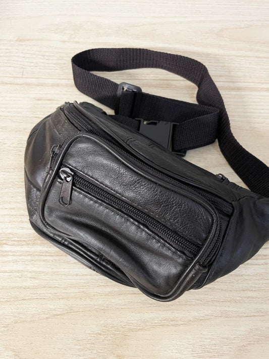 butter leather belt bag - good market thrift store