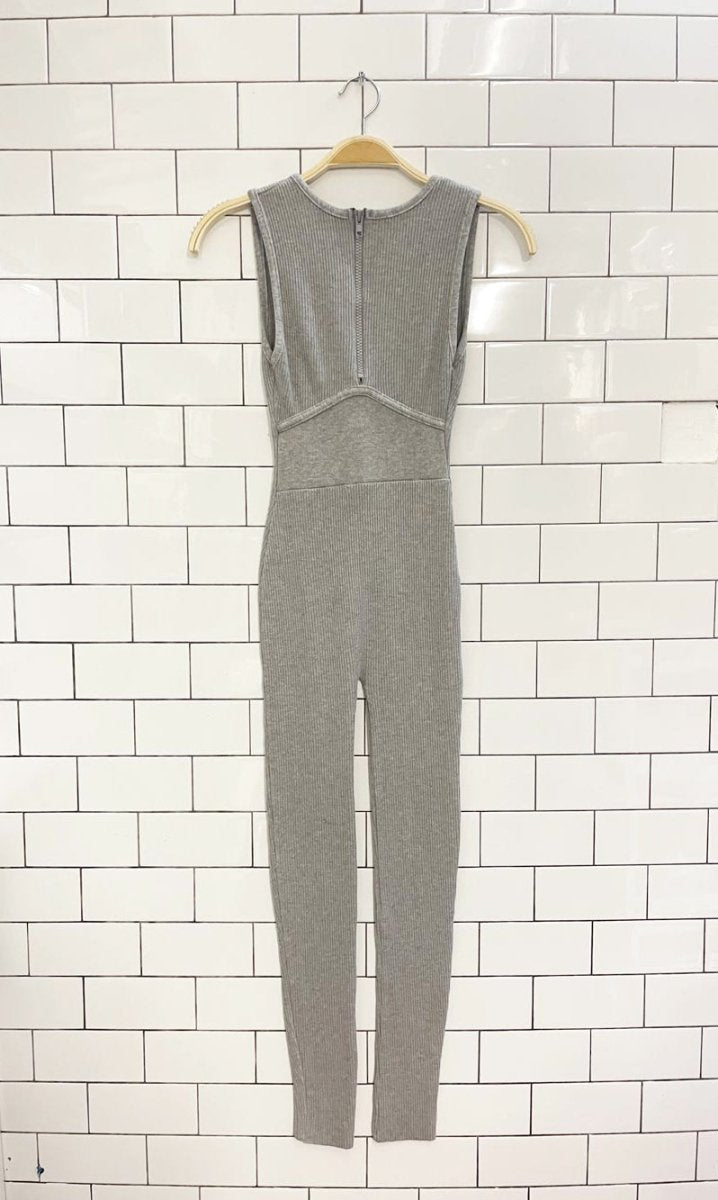 fashionnova ribbed for days jumpsuit - good market thrift store