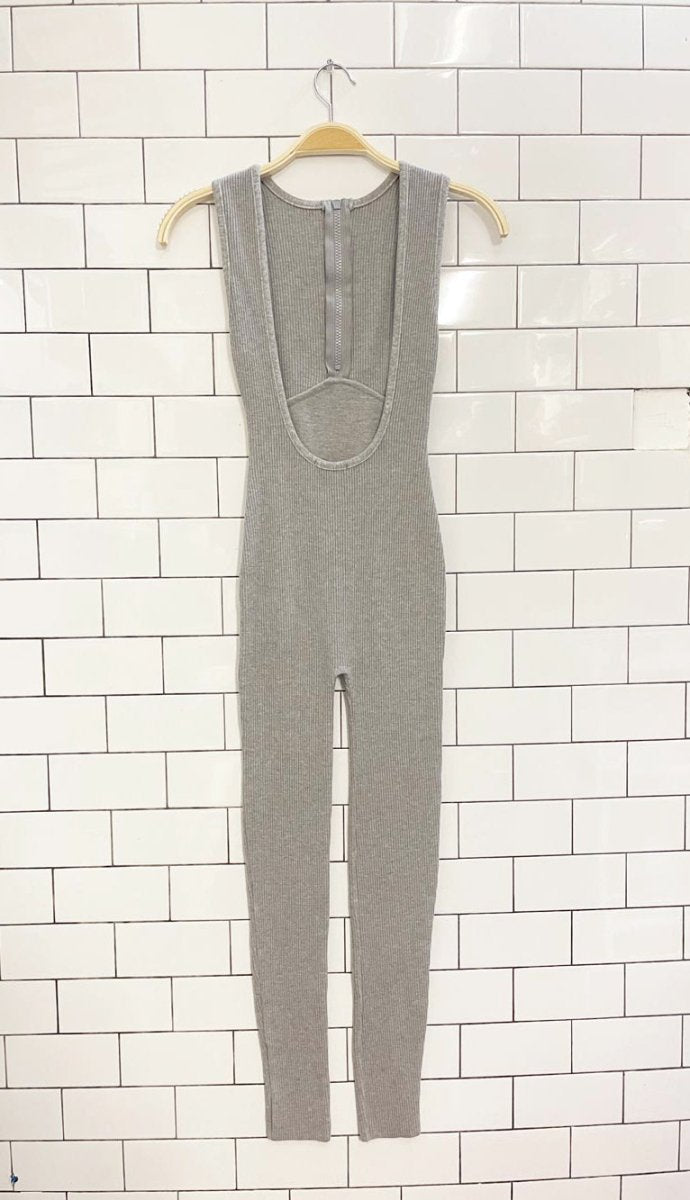 fashionnova ribbed for days jumpsuit - good market thrift store