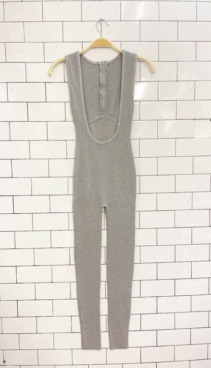 fashionnova ribbed for days jumpsuit - good market thrift store