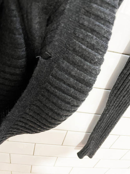 magaschino silk - cashmere light rib - knit turtleneck - good market thrift store