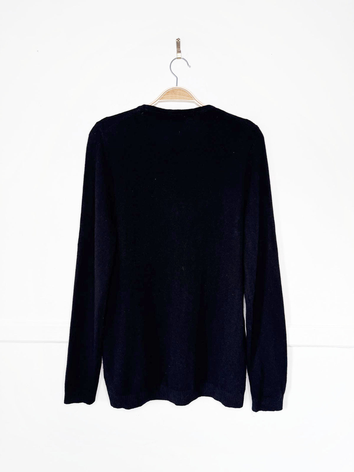ll bean 100% cashmere knit crewneck sweater