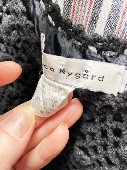 vintage 00s bianca nygard crochet knit tank - good market thrift store