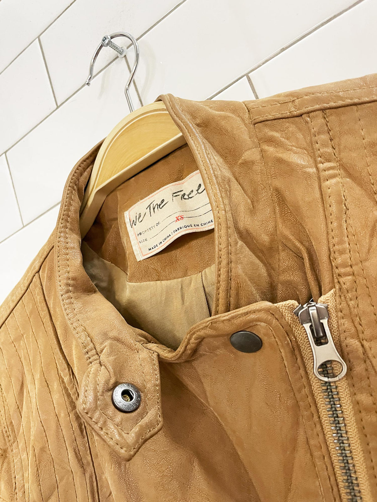 free people fenix faux leather biker jacket | vegan