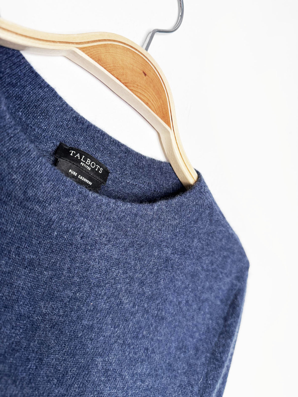 talbots 100% cashmere knit 3/4 sleeve sweater