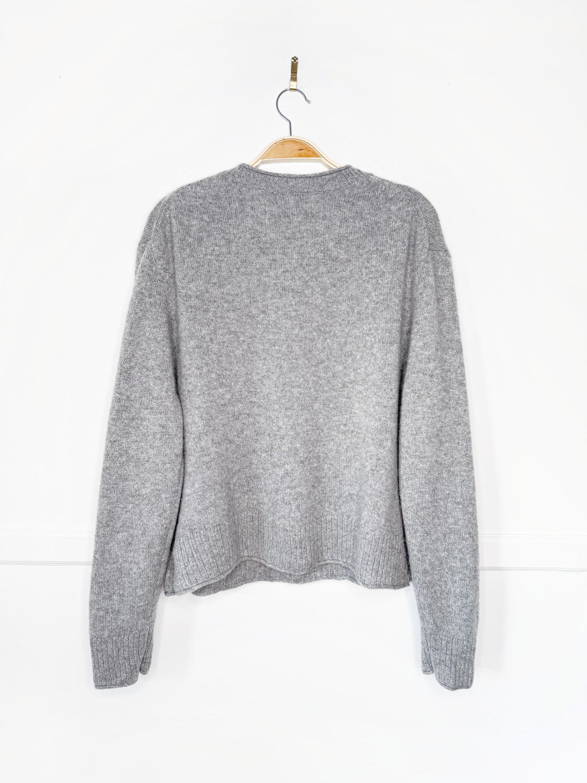quince 100% mongolian cashmere knit boxy sweater