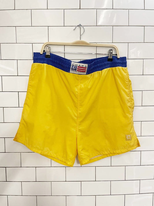 vintage chaps ralph lauren colour block swim short - good market thrift store