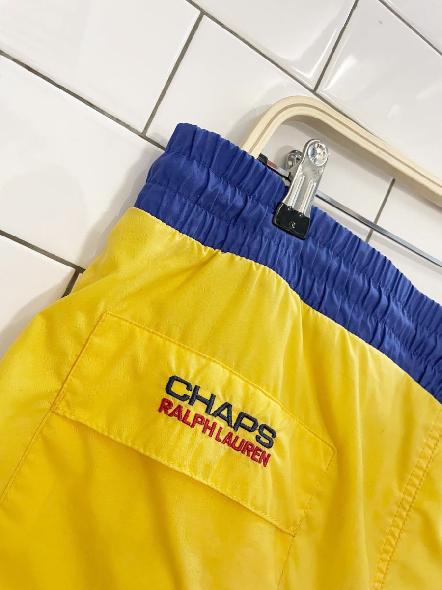 vintage chaps ralph lauren colour block swim short - good market thrift store