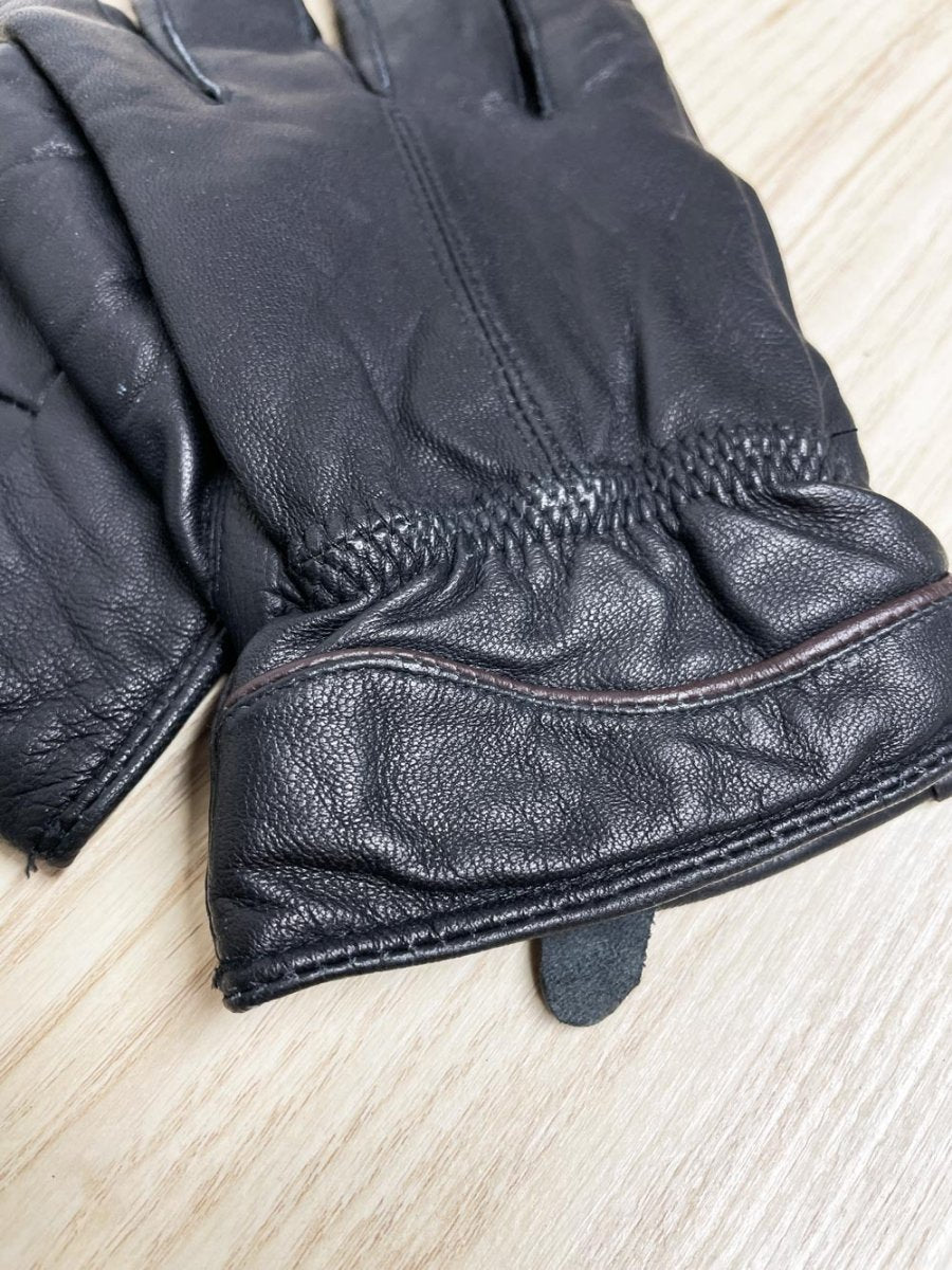 vintage butter leather gloves | lined | lambskin - good market thrift store