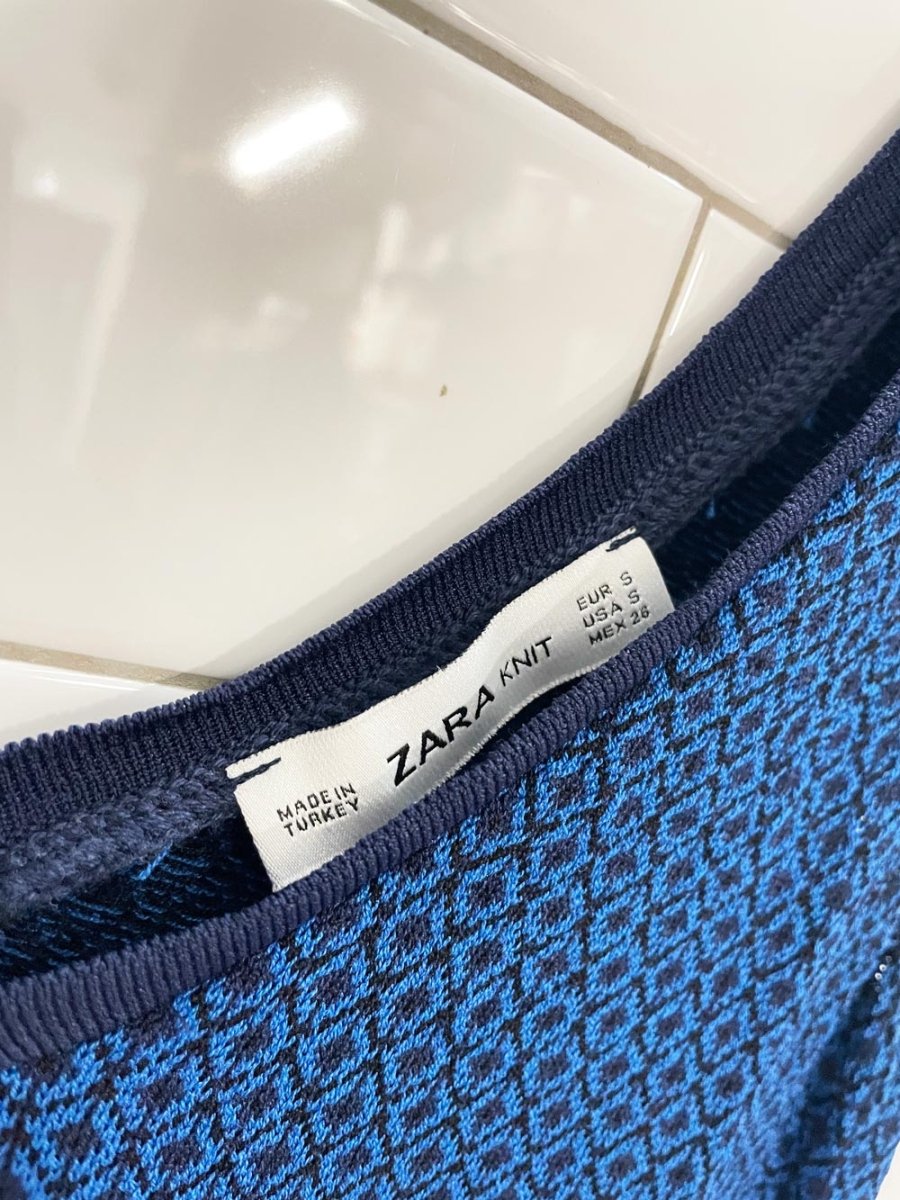 zara diamond knit tank - good market thrift store