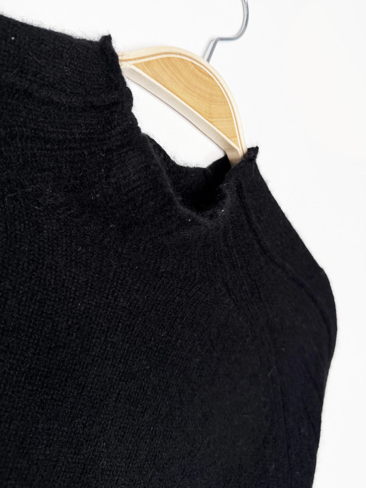 360 cashmere 100% cashmere knit mock neck boxy sweater