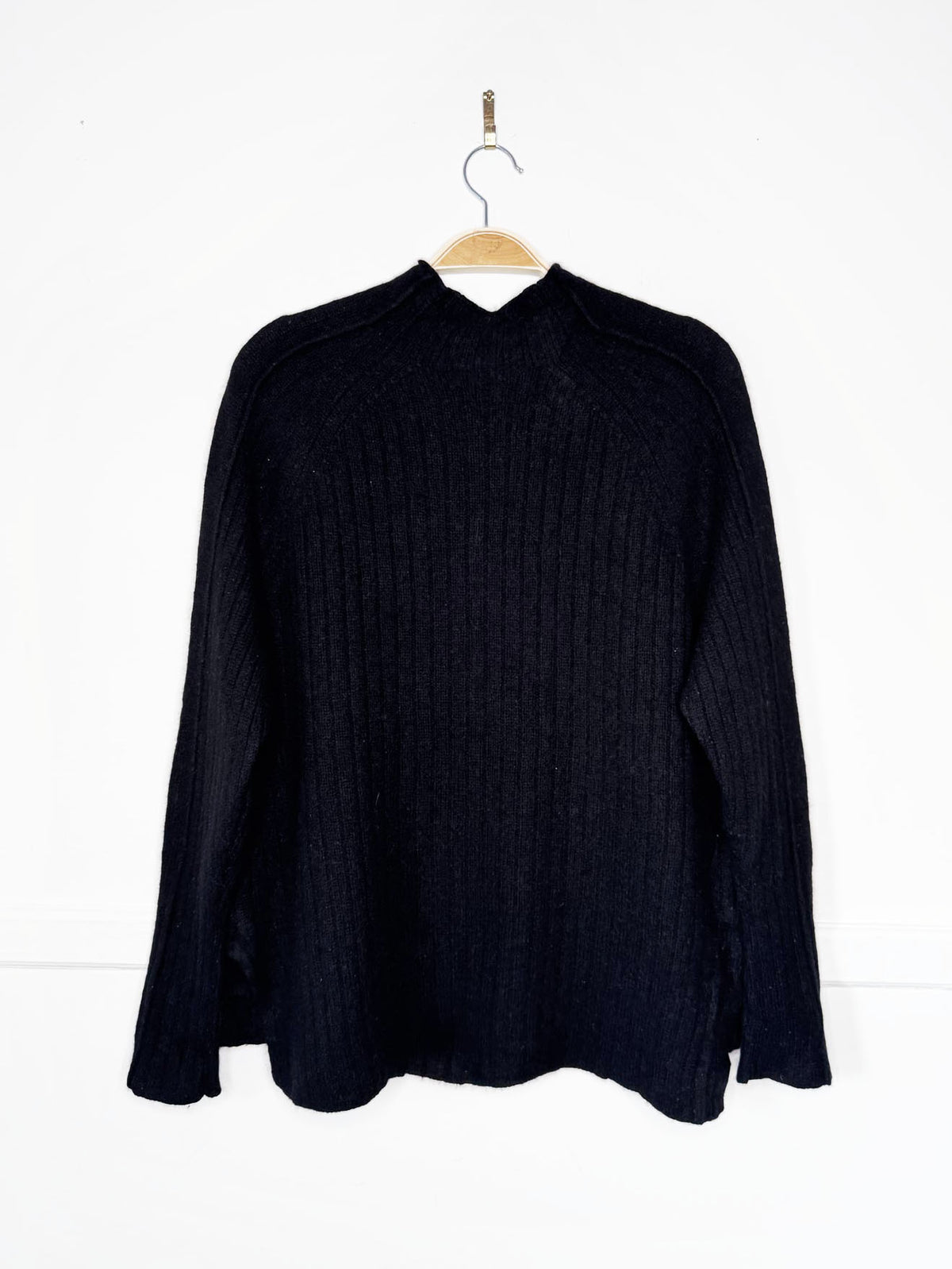 360 cashmere 100% cashmere knit mock neck boxy sweater