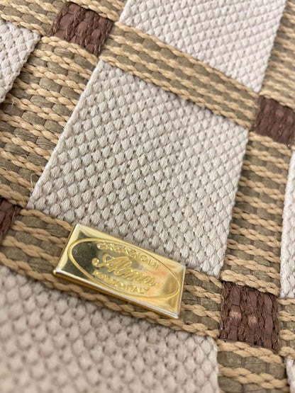 vintage alma italy woven basketweave shoulder tote - good market thrift store