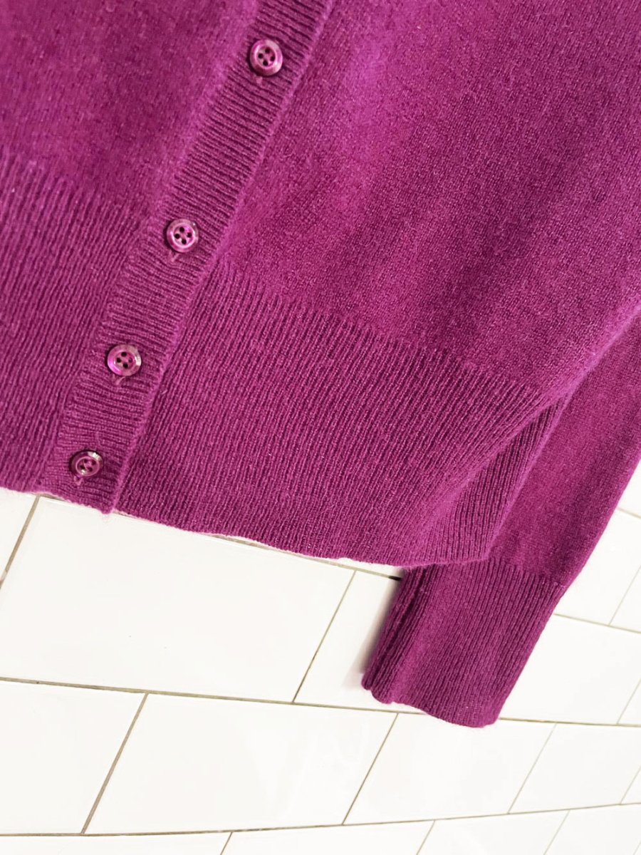 lord & taylor 100% cashmere knit cardigan - good market thrift store