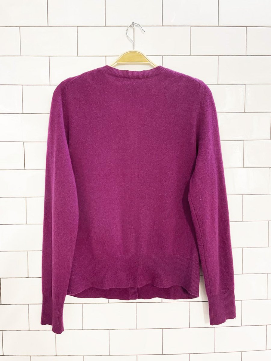 lord & taylor 100% cashmere knit cardigan - good market thrift store