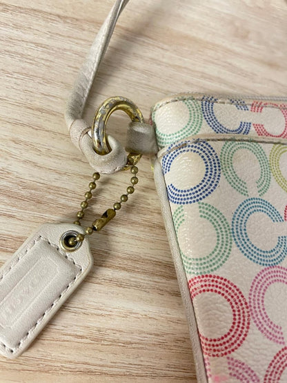 coach waverly op art wristlet - good market thrift store