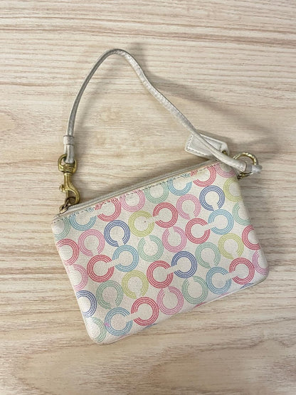 coach waverly op art wristlet - good market thrift store