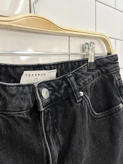 topshop high waisted cut off denim shorts - good market thrift store