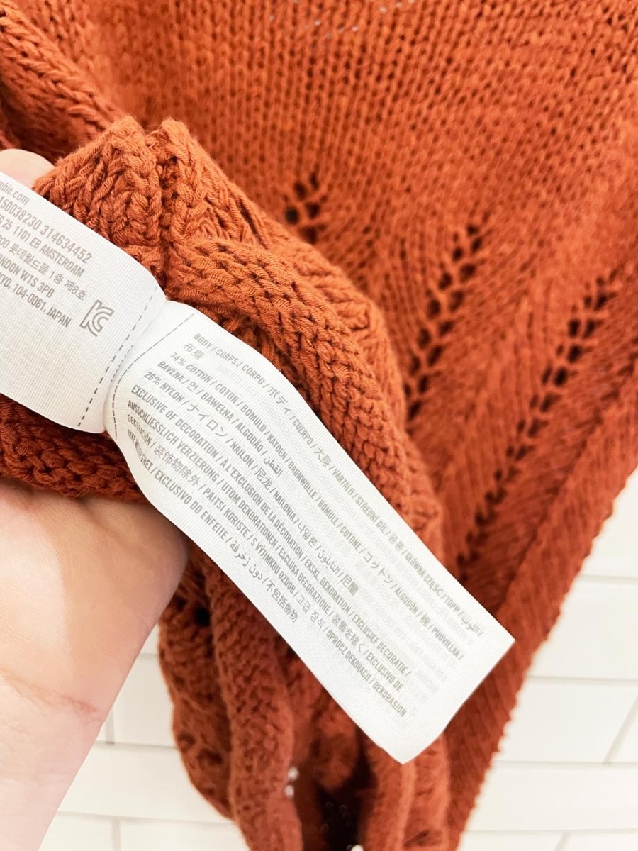 abercrombie crochet knit tank - good market thrift store