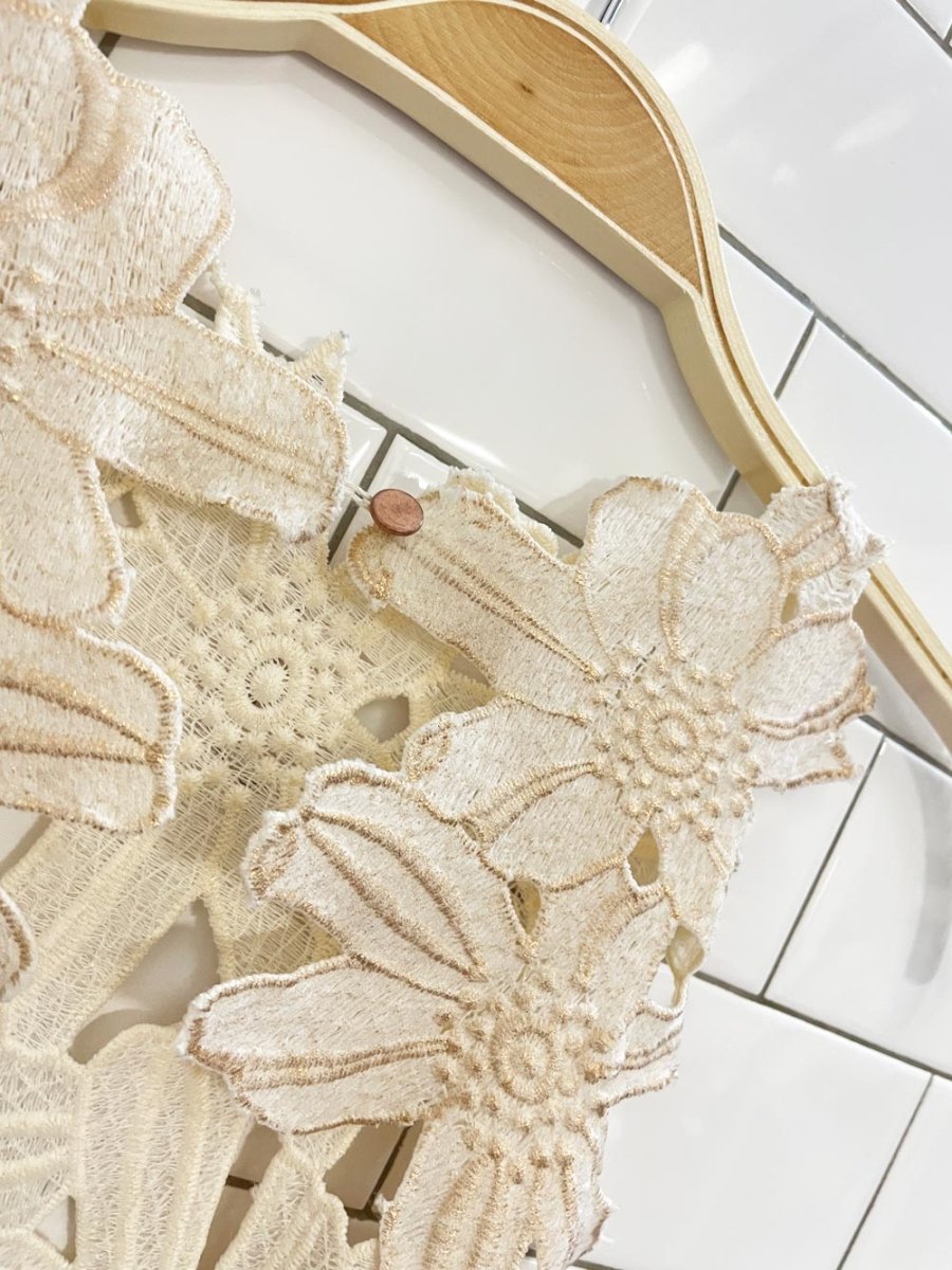 saylor x free people jessa floral lace cut out mini dress - good market thrift store