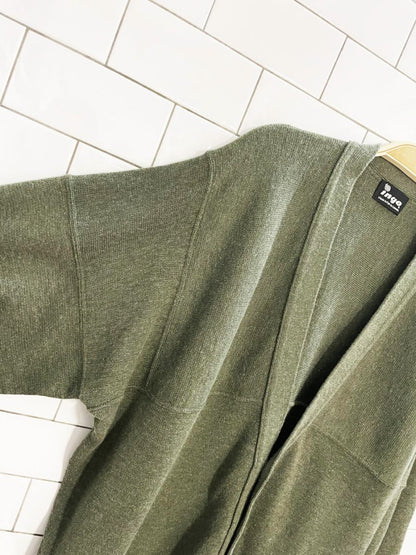 vintage ingo wool - blend knit menswear cardigan | made in Canada - good market thrift store