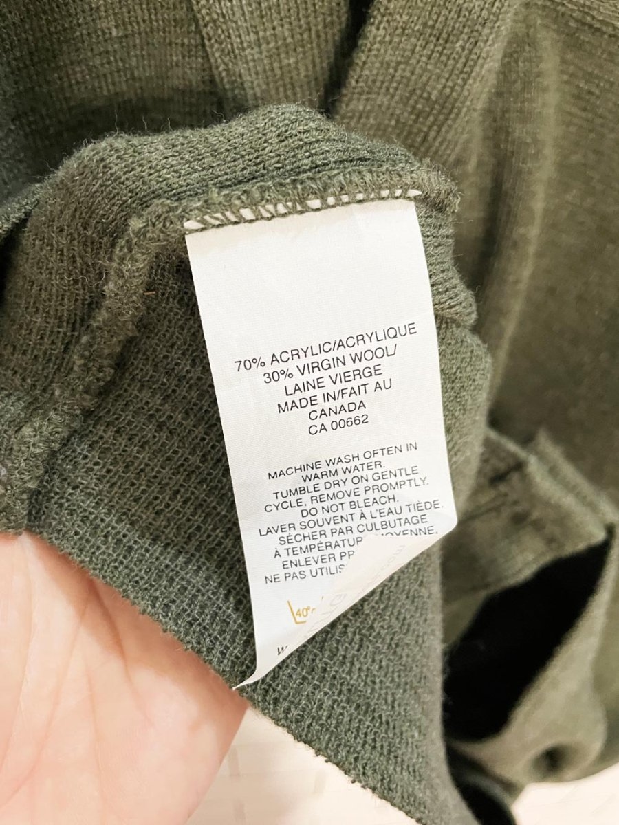 vintage ingo wool - blend knit menswear cardigan | made in Canada - good market thrift store