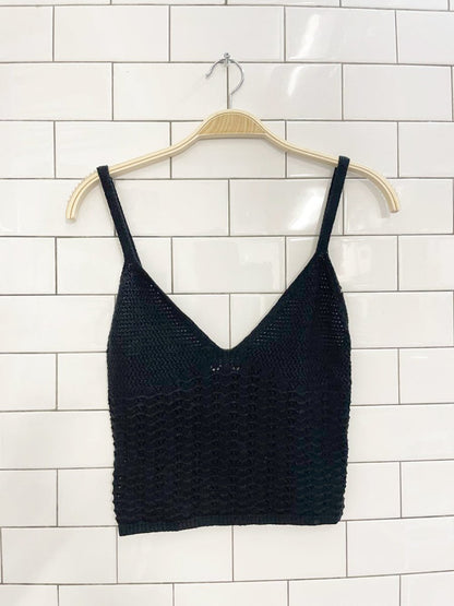 wilfred evie crochet knit tank - good market thrift store