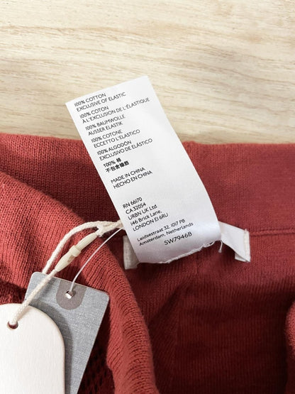 nwt anthro flat white pointelle crochet knit wide leg pant - good market thrift store