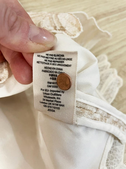 saylor x free people jessa floral lace cut out mini dress - good market thrift store