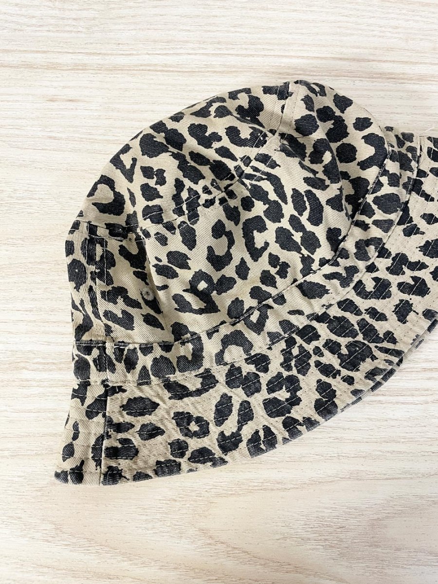 david and young animal print bucket hat - good market thrift store