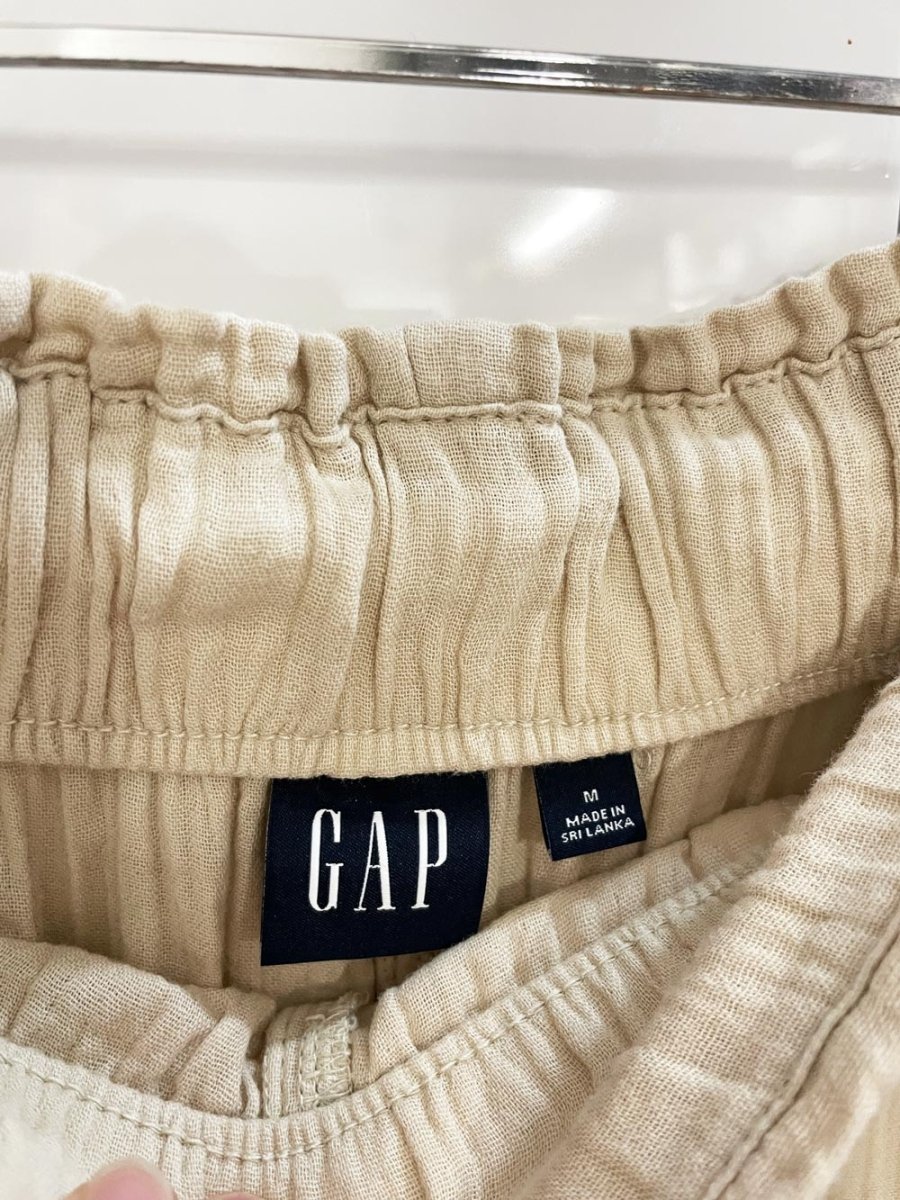 gap gauze cotton easy wide leg pants - good market thrift store