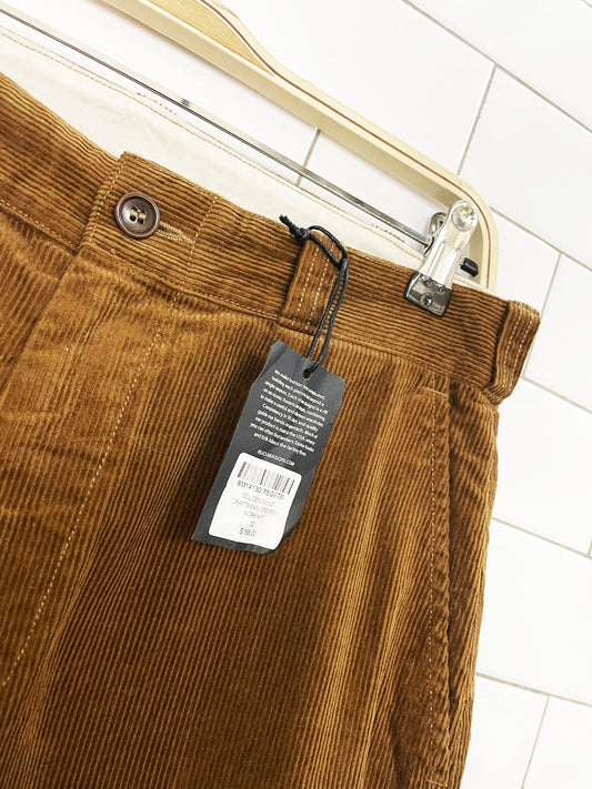 nwt buck mason craftsman corduroy pants