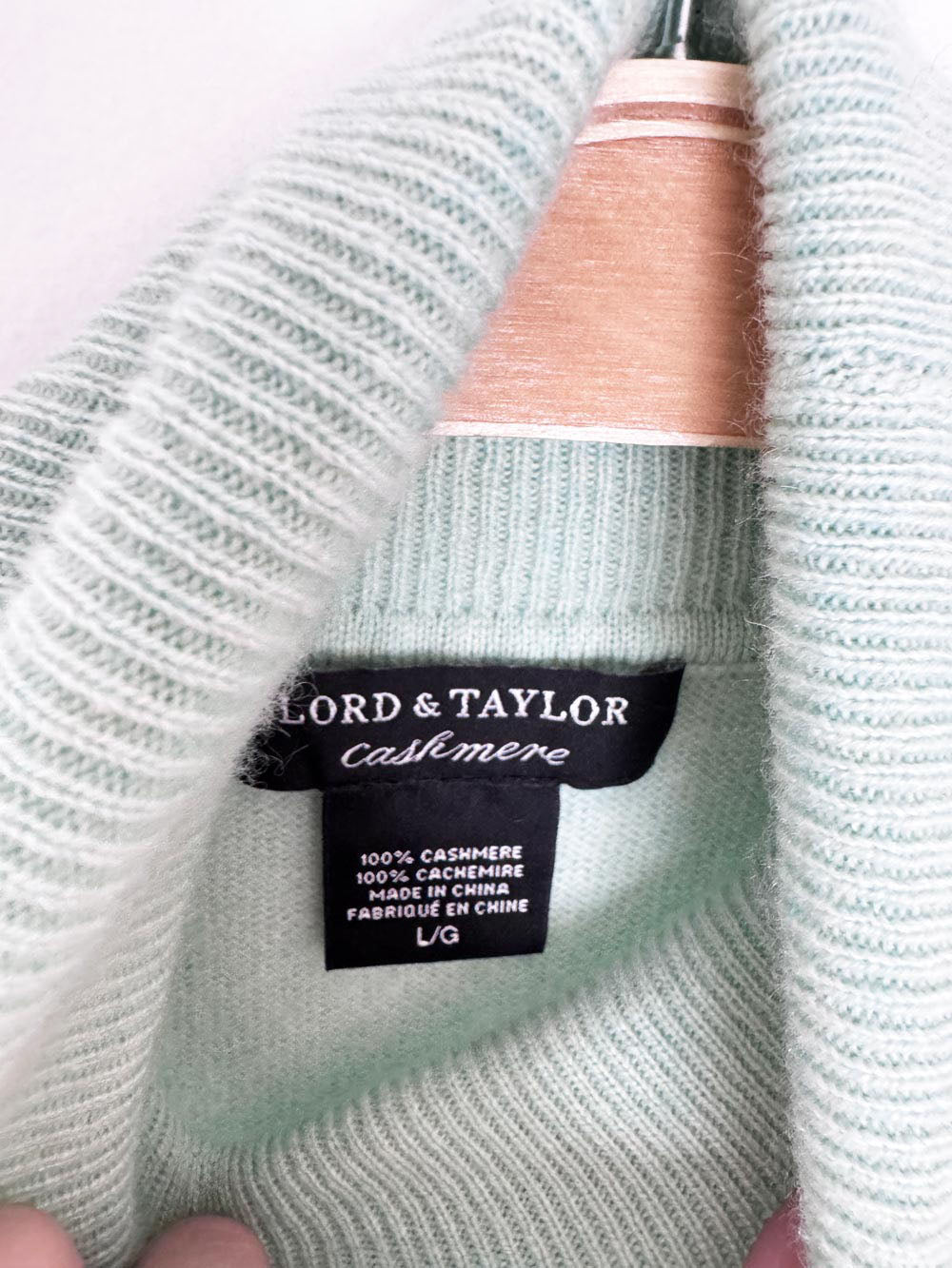 lord & taylor 100% cashmere knit turtleneck sweater