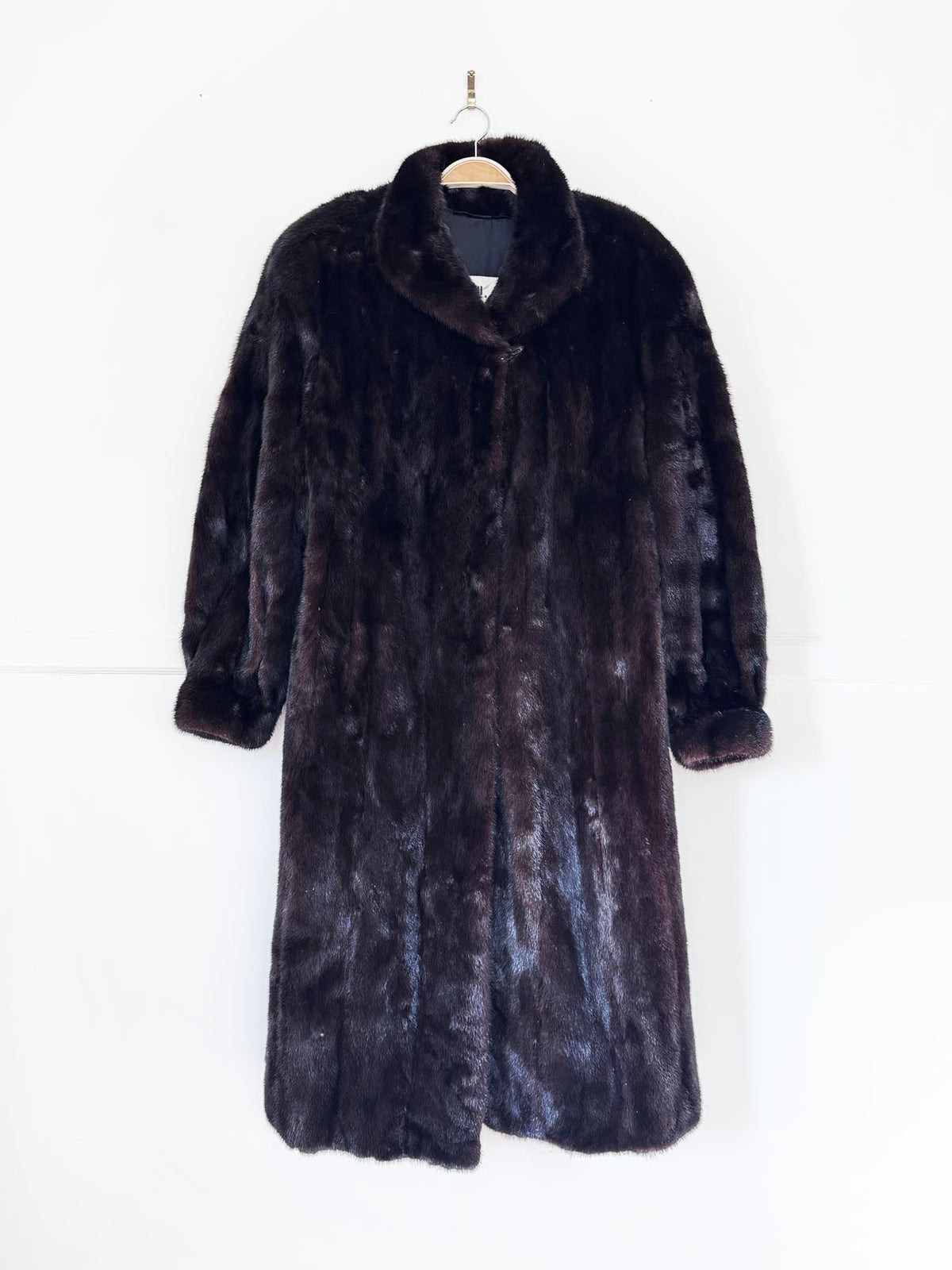vintage island furriers mink fur long coat