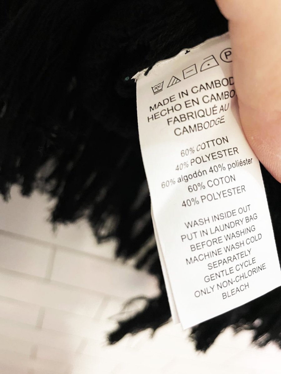 nwt michael kors fringe hem knit turtleneck sweater - good market thrift store