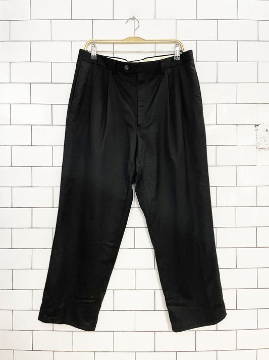 lauren ralph lauren 120s wool-cashmere pleated trousers