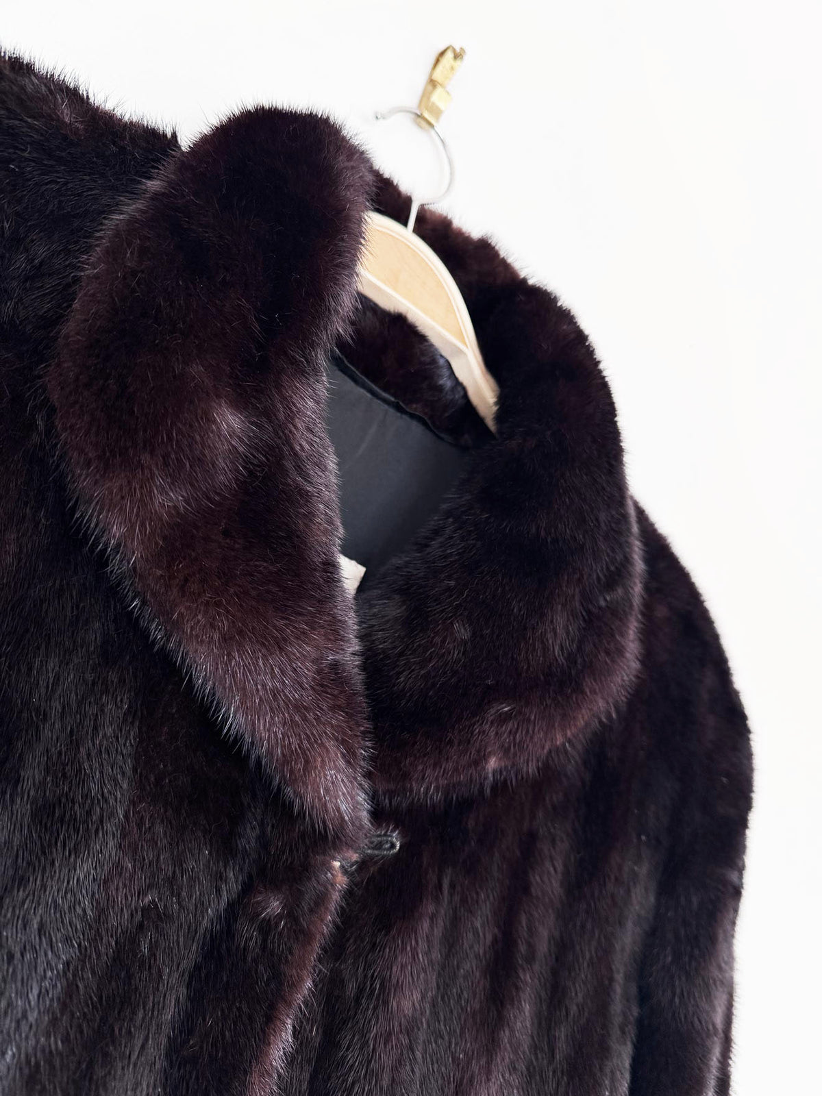 vintage island furriers mink fur long coat