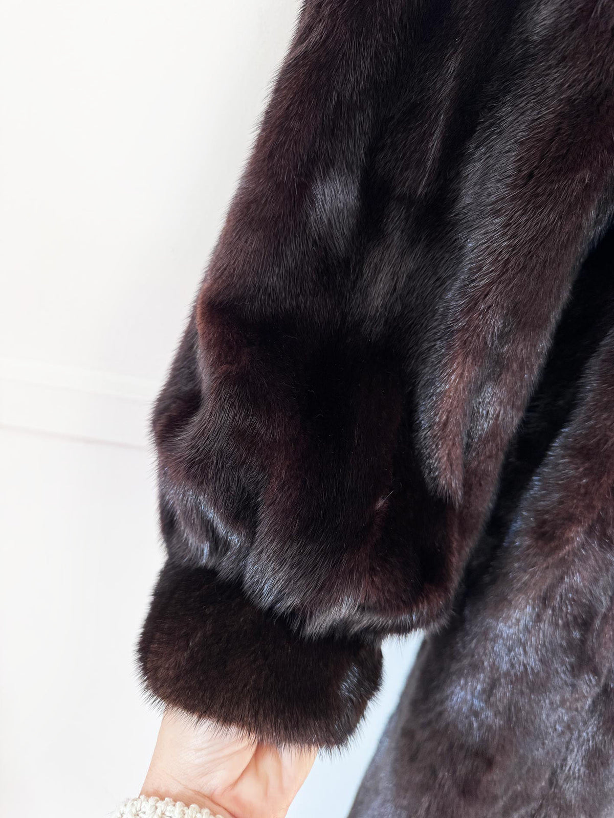 vintage island furriers mink fur long coat