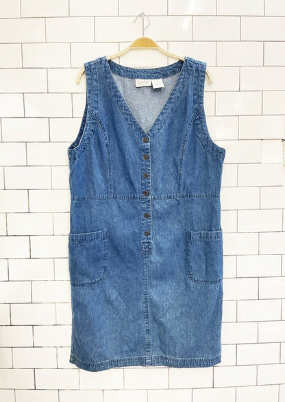 vintage 00s tabi denim jumper - good market thrift store