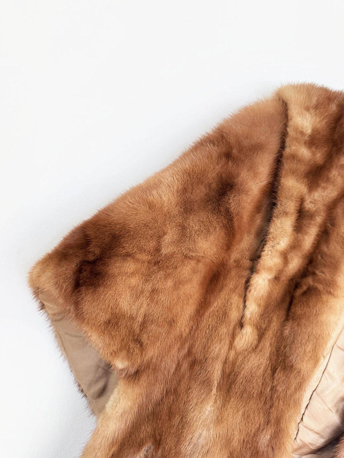 vintage 50s fisher san fran mink fur stole cape