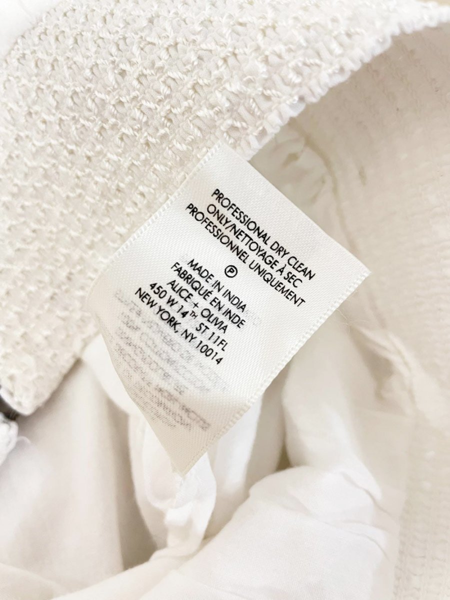 alice + olivia reise eyelet tiered maxi skirt - good market thrift store