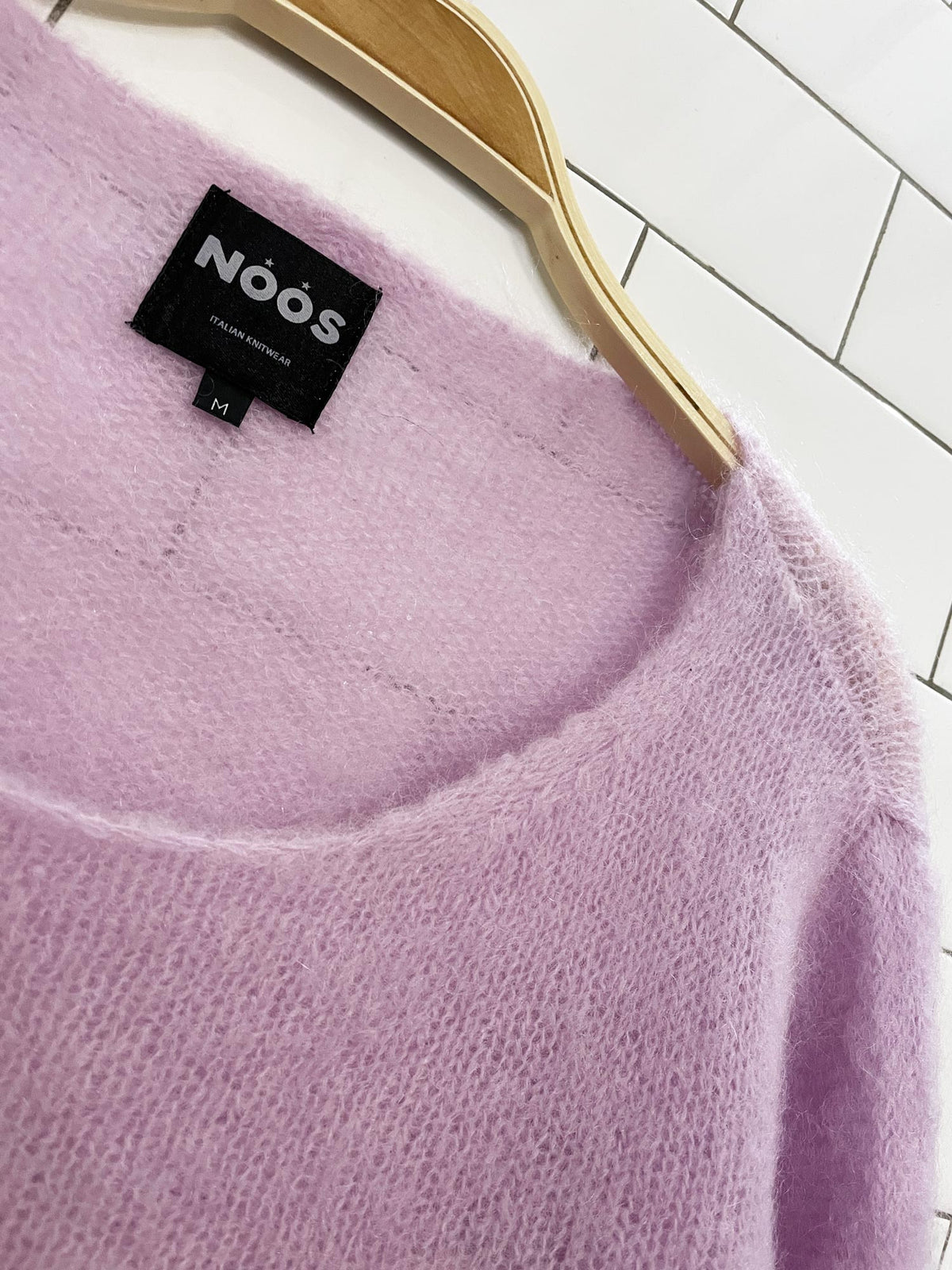 noos mohair-wool knit sweater | made in italy