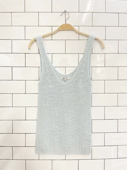 nwt madewell 2024 montery knit sweater tank - good market thrift store