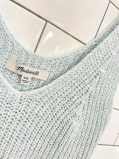 nwt madewell 2024 montery knit sweater tank - good market thrift store