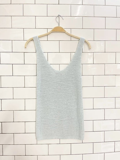 nwt madewell 2024 montery knit sweater tank - good market thrift store