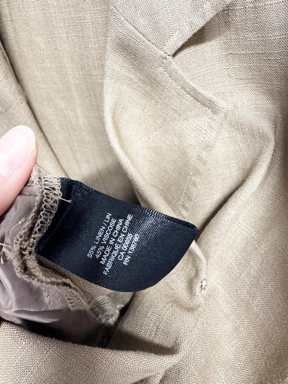 rw&co linen-blend wide leg collared jumpsuit