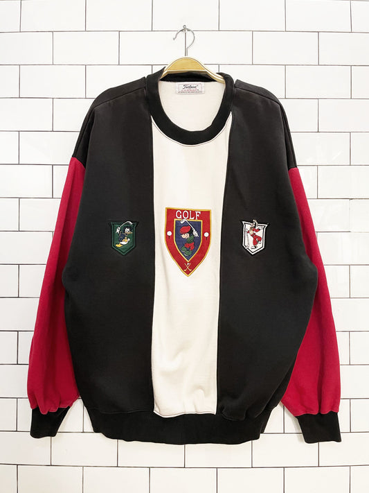vintage 90s titleist by corbin looney tunes golf sweatshirt